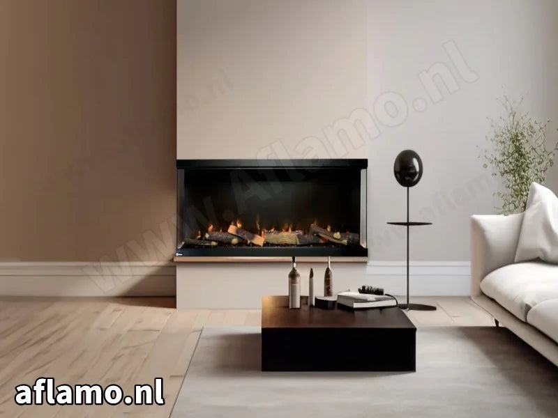 Aflamo Unique driezijdige inzethaard 80cm geen verwarming