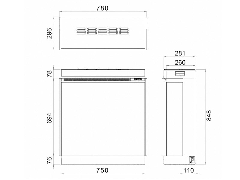 Solus Trimline 75 cm