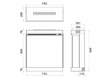 Solus Trimline 75 cm